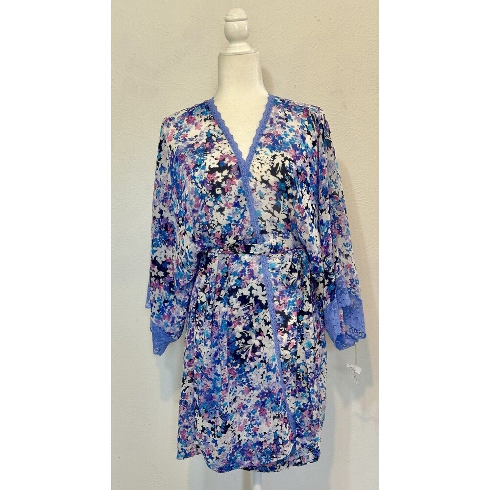 NWT In Bloom by Jonquil Size XL Lace Sheer Kimono Intimates Sleepwear Athleisure